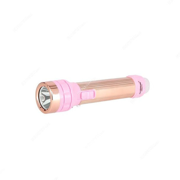 Olsenmark Rechargeable LED Emergency Light, OME2771, 3.7V, 1200mAh, Pink/Gold