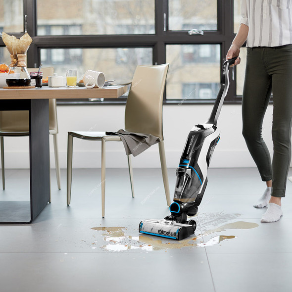 Bissell Crosswave Cordless Wet and Dry Vacuum cleaner, 2767E, 90W, 0.82 Ltrs, Multicolor Bissell Crosswave Cordless Wet and Dry Vacuum cleaner, 2767E, 90W, 0.82 Ltrs, Multicolor