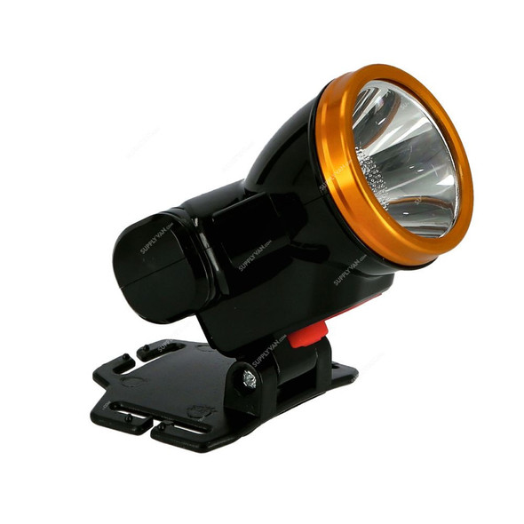 Olsenmark Rechargeable LED Head Light, OMSL2754, 5W, 1500mAh, Black