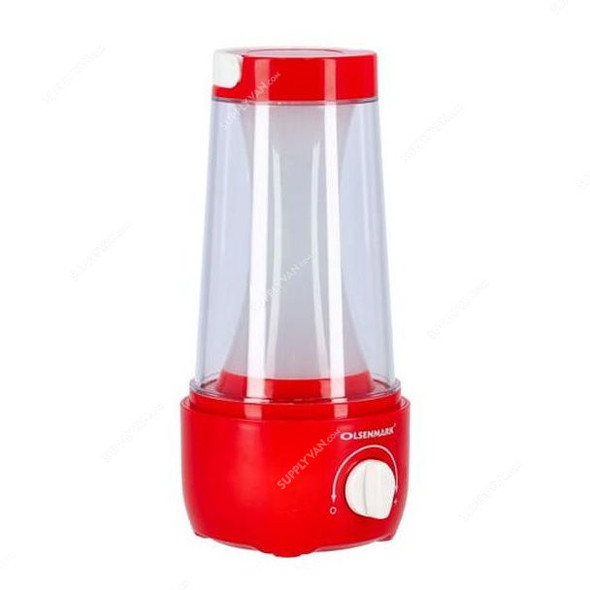 Olsenmark Rechargeable LED Dimmable Lantern, OME2792, 72 LED, Red