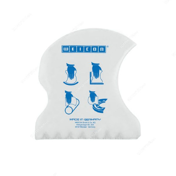 Weicon Flexy Contour Spatula, 10953020, Plastic, White