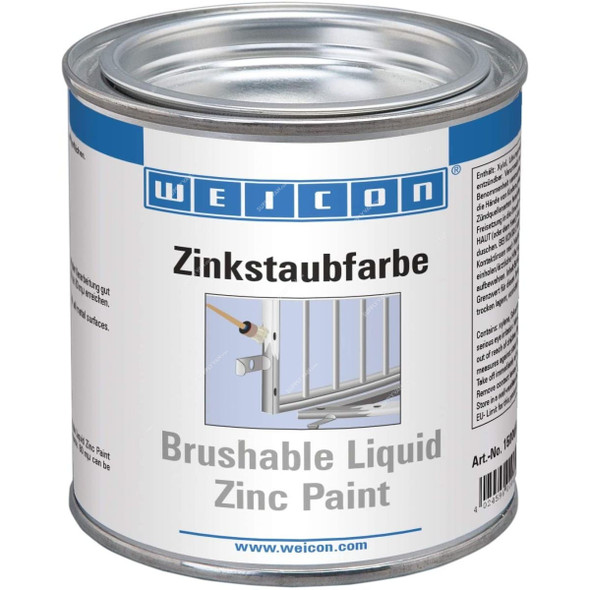 Weicon Brushable Liquid Zinc Paint, 15000375, 375ml