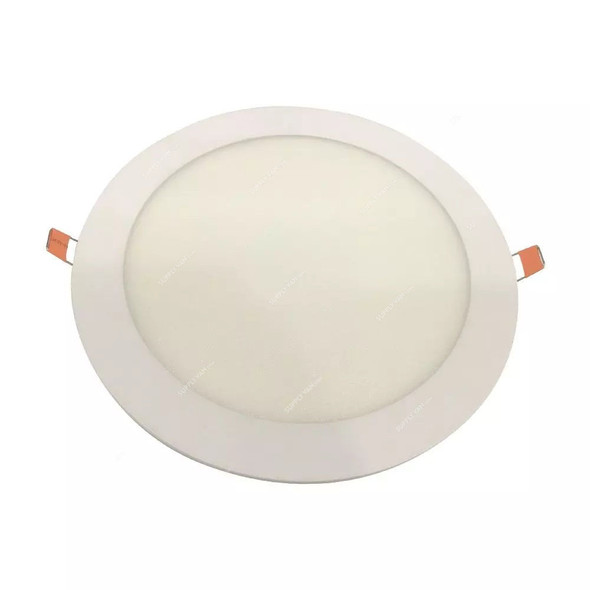 V-Tac LED Slim Panel Light, VT-18019, 18W, Round, 6000K, White