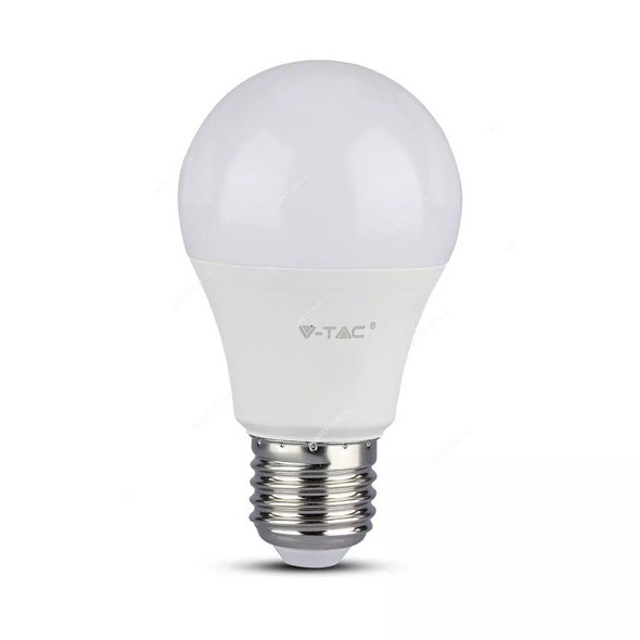 V-Tac LED Thermal Plastic Bulb, VT-2099, 9W, A60, 3000K, Warm White