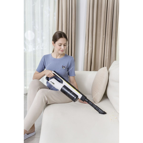 Karcher VC 4s Cordless Handheld Vacuum Cleaner, 11982910, 100-240V, 18V, Black/White