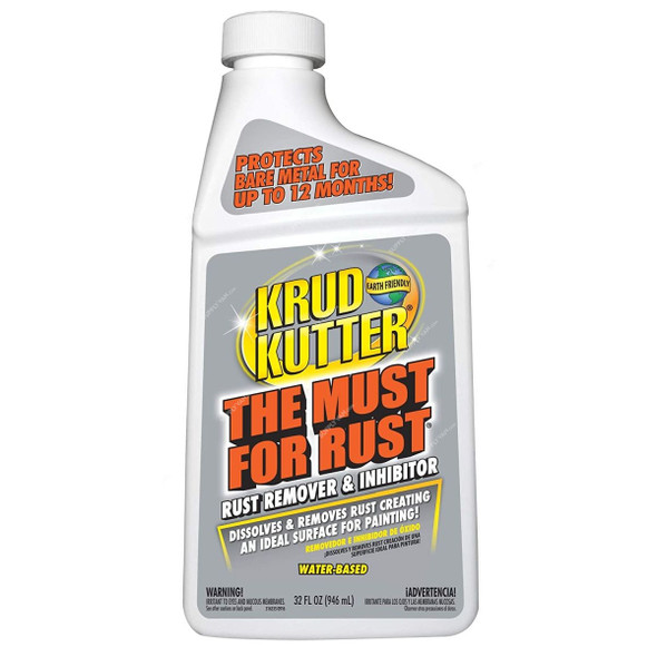 Krud Kutter The Must for Rust Remover & Inhibitor, MF326, 32 Oz
