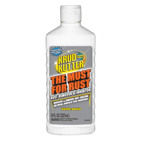 Krud Kutter Rust Remover and Inhibitor Gel, MR086, 8 Oz, Light Green