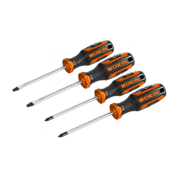 Wokin Industrial Screwdriver Set, SHGT-W-200804, 4 Pcs/Set