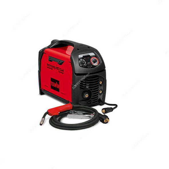 Telwin Technomig 180 Dual Synergic MMA/TIG Multiprocess Welding Machine, 816075, 1 Phase, IP23, 230V, 170A