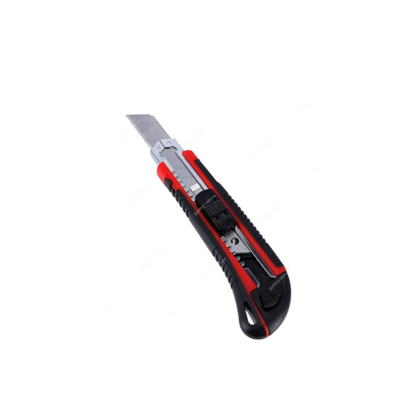 Geepas Retractable Safety Utility Knife, GT59241, Black/Red