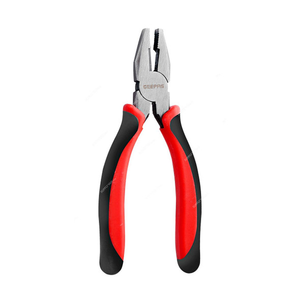 Geepas Combination Plier, GT59108, 7 Inch, Black/Red