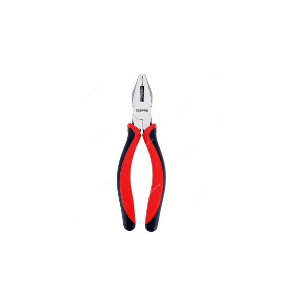 Geepas Combination Plier, GT59239, 8 Inch, Black/Red