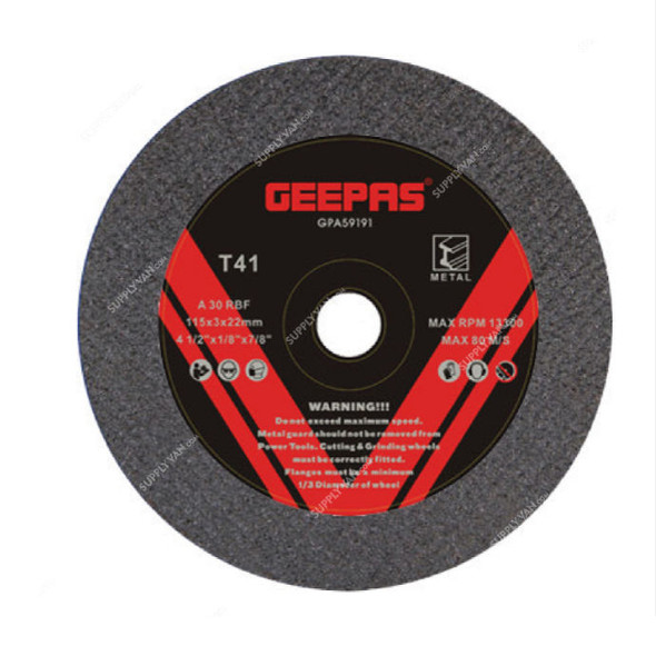 Geepas Metal Cutting Disc, GPA59194, 3 x 355MM