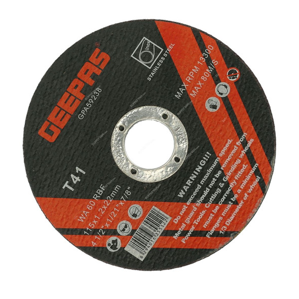 Geepas Metal Cutting Disc, GPA59238, 1.2 x 115MM