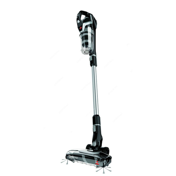 Bissell PowerEdge Cordless Stick Vacuum Cleaner, 3111G, 21.6V, Black/Cool Grey