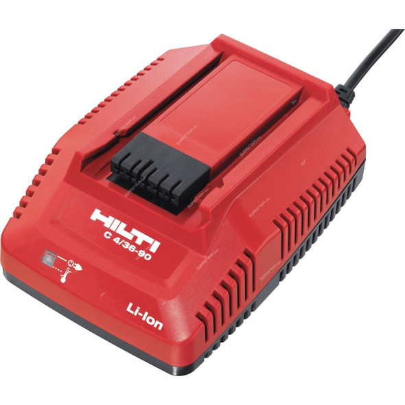 Hilti Compact Battery Charger, C4-36-90, 230V, 90W