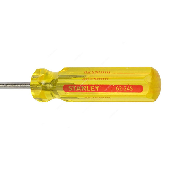 Stanley Fix Bar Slotted Screwdriver, 62-245-8, 4 x 75MM