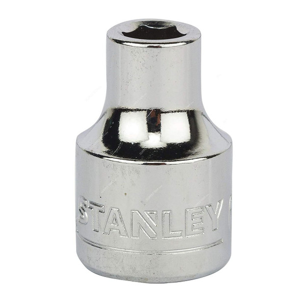 Stanley 6 Point Standard Socket, 3/8 Inch, 18MM