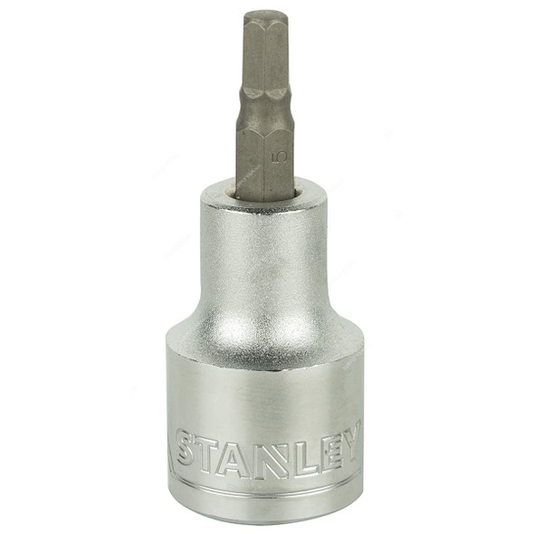 Stanley 4 Point Hexagonal Bit Socket, STMT73372-8B, 1/2 Inch Drive, 5MM