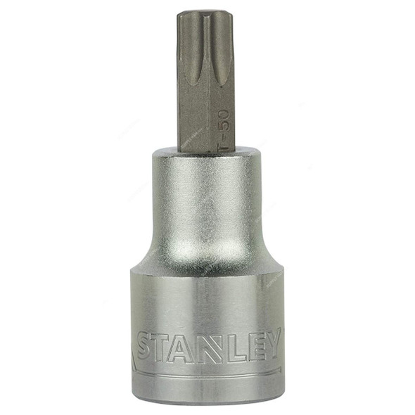 Stanley 4 Point Torx Bit Socket, STMT73396-8B, 1/2 Inch Drive, T55