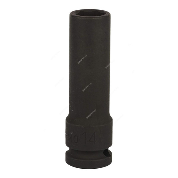 Stanley 6 Point Impact Deep Socket, STMT87501-8B, 1/2 Inch Drive, 14MM