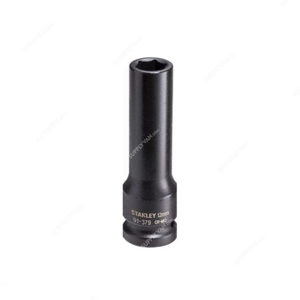 Stanley 6 Point Impact Deep Socket, STMT73467-8B, 3/4 Inch Drive, 17MM