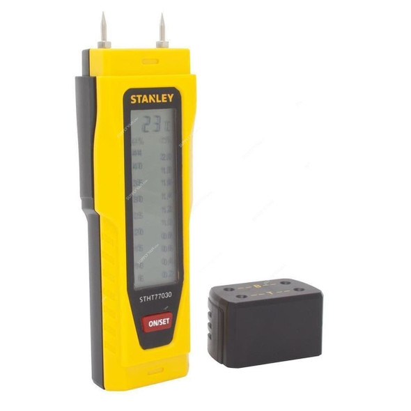 Stanley Moisture Meter, 0-77-030, Backlit LCD, AAA