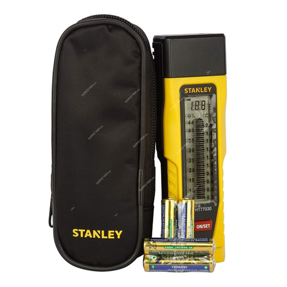 Stanley Moisture Meter, 0-77-030, Backlit LCD, AAA