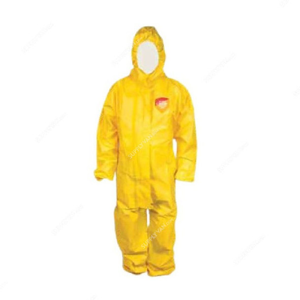 Scudo Disposable Coverall, SC-06050, Chem Master 2000, XL, Yellow