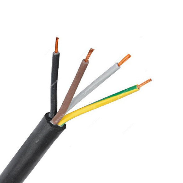 Top Cable Flexible Rubber Cable, H07RN-F, Xtrem, 4G Conductor, 4 Sq.mm x 100 Mtrs