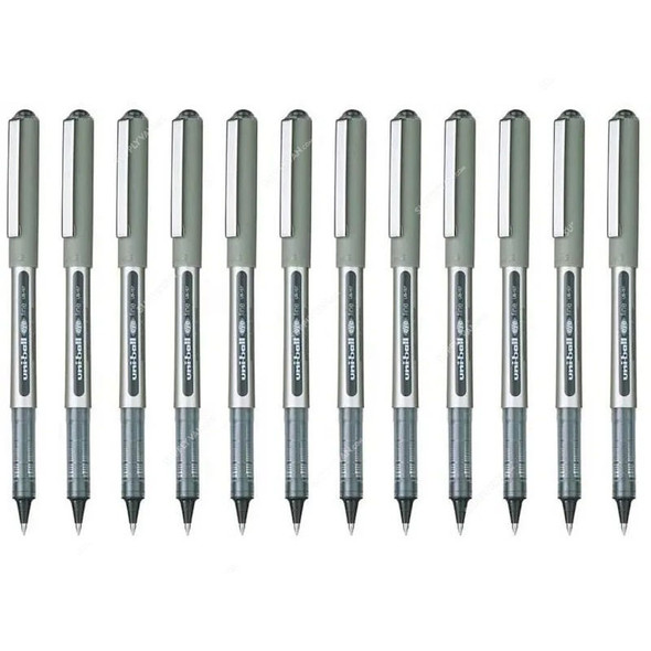 Uni-Ball Eye Fine Roller Gel Pen, UB157, 0.7MM, Black, 12 Pcs/Pack