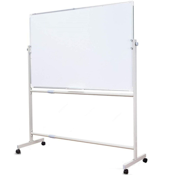 Magnetic White Board With Stand, 90CM Width x 120CM Length