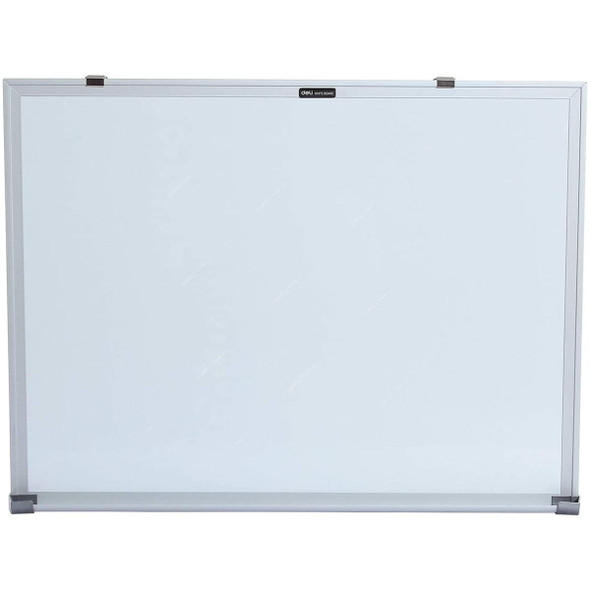 Deli White Board With Aluminium Frame, 45 x 60CM