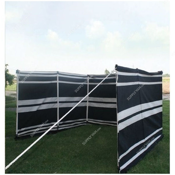 Wall Tent, AMT-133, Iron Stick, 10 Yards, Black/White