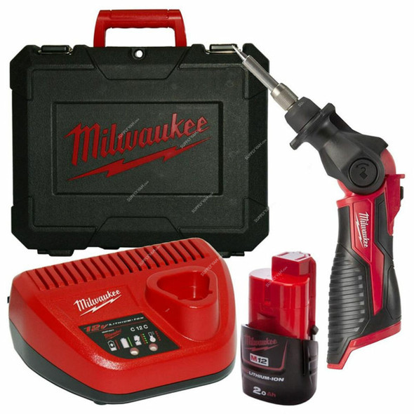 Milwaukee Soldering Iron Kit, M12SI-201C, 12V, 272MM, 5 Pcs/Kit