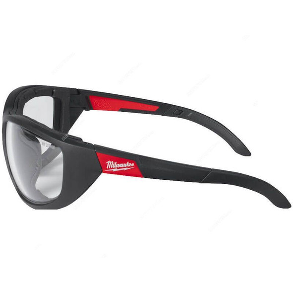 Milwaukee Premium Safety Glasses, 4932471885, Clear