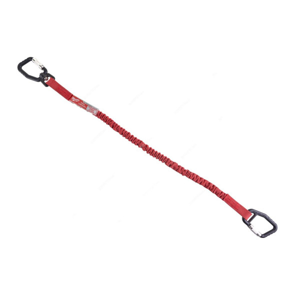 Milwaukee Quick-Connect Locking Tool Lanyard, 4932471429, 780MM, 4.5 Kg Weight Capacity, Red