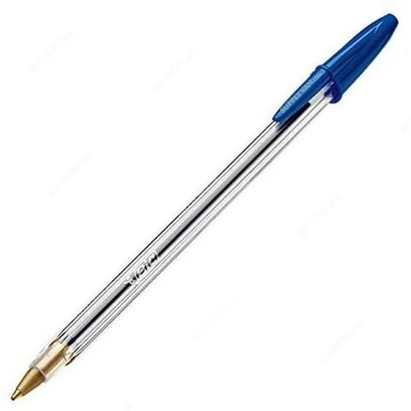 Bic Cristal Original Ballpoint Pen, 1.0MM, Blue, 50 Pcs/Pack