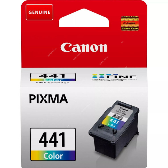 Canon Tri-Color Ink Cartridge, CL-441, 180 Pages, Cyan/Magenta/Yellow