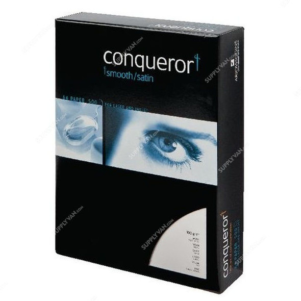 Conqueror High White Wove Paper, A4, 100 GSM, 500 Sheets/Pack