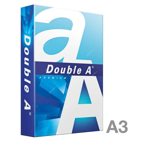 Double A Photocopy Paper, A3, 80 GSM, 500 Sheets/Pack