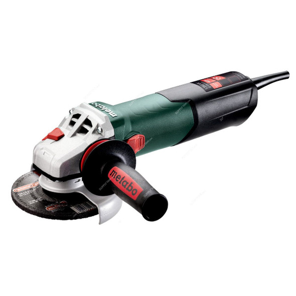 Metabo Angle Grinder With Restart Protection, W-13-125-Quick, 603627000, 1350W, 125MM