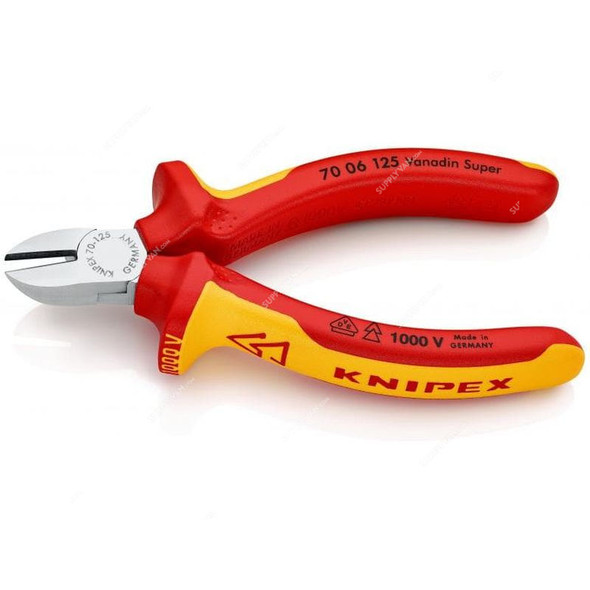 Knipex Diagonal Cutter, 7006125, 125MM