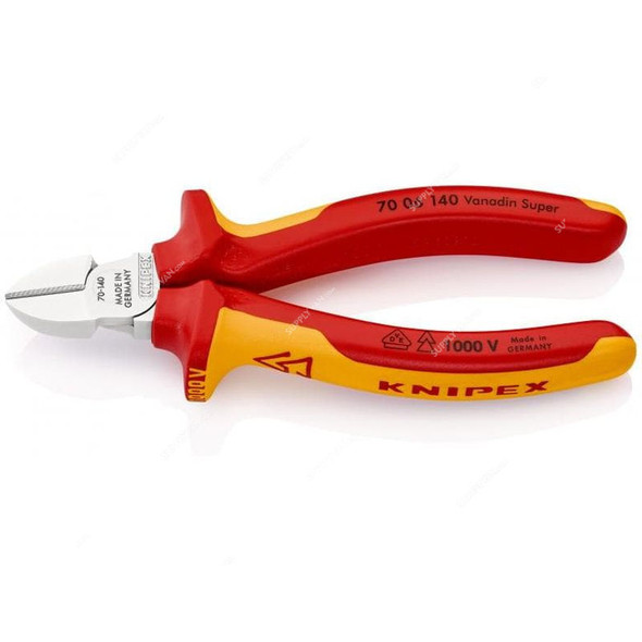 Knipex Diagonal Cutter, 7006140, 140MM