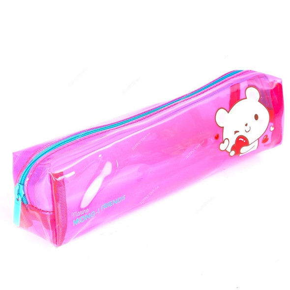 Deli Pencil Pouch, EZ85802, 210 x 46MM, Pink