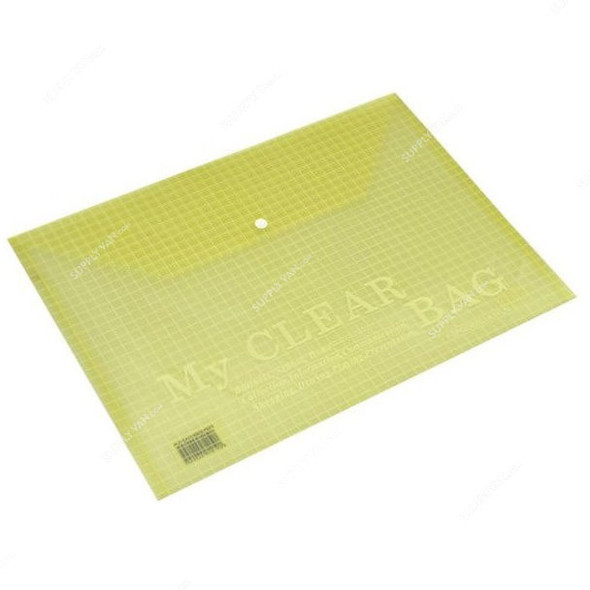 Fis My Clear Bag, FS, Yellow, 12 Pcs/Pack