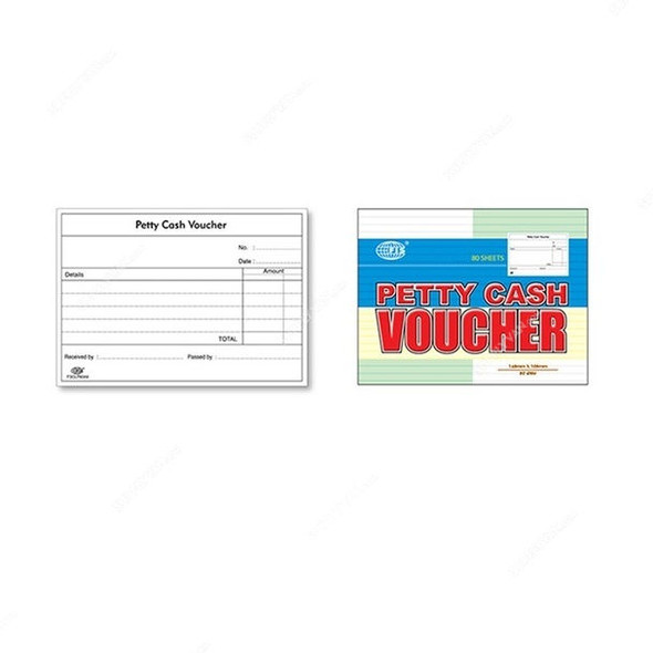 Fis Petty Cash Voucher Pad, A6, 80 Sheets