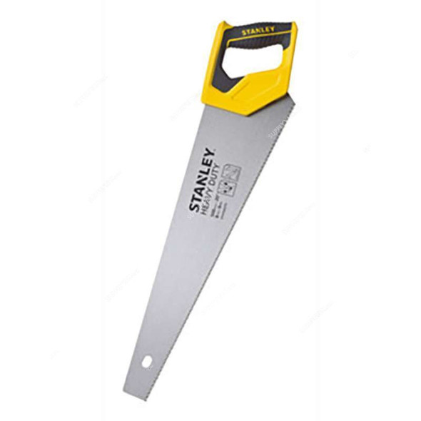 Stanley Heavy Duty Handsaw, STHT20375-LA, 500MM, Yellow/Silver