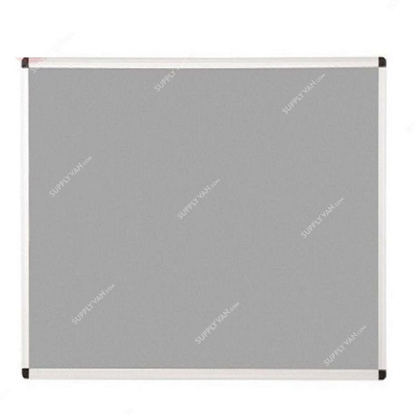 Deluxe One Sided Felt Board, 60 x 90CM, Grey