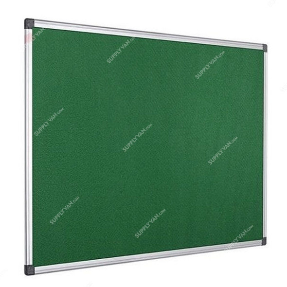 Deluxe One Sided Felt Board, 120 x 90CM, Green